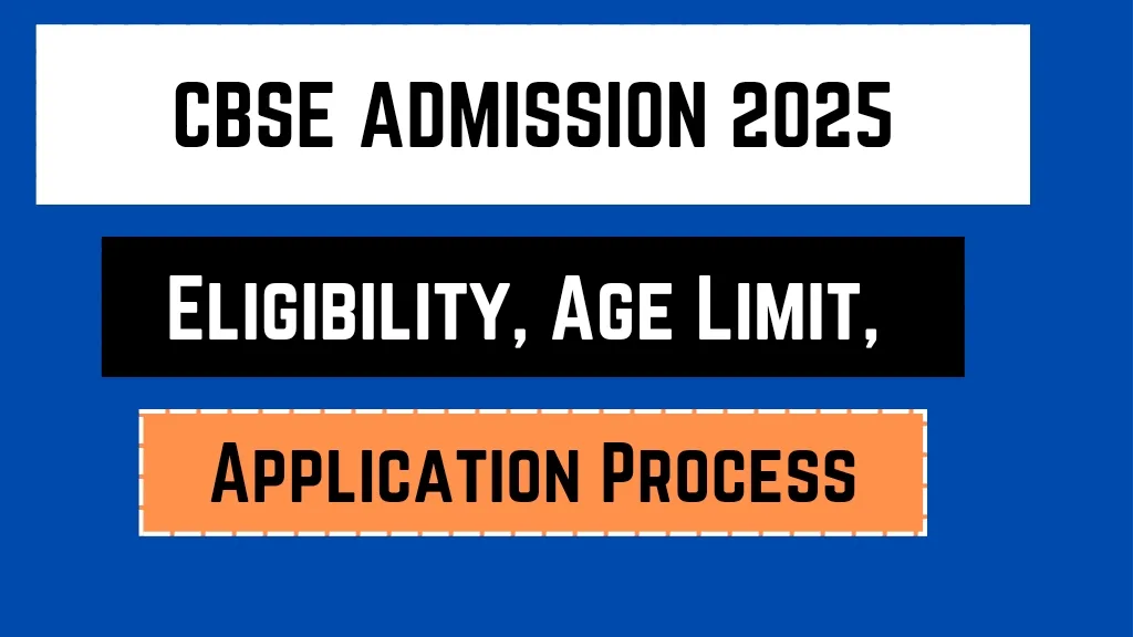 CBSE Admission 2025