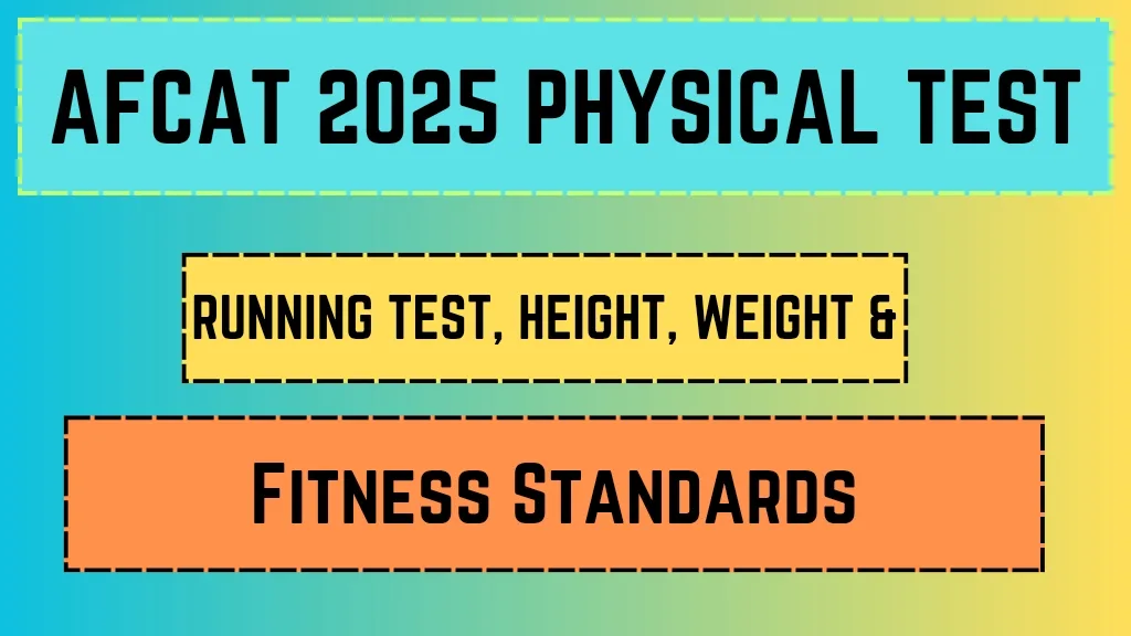 AFCAT 2025 Physical Test