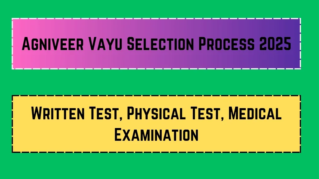 Agniveer Vayu Selection Process 2025