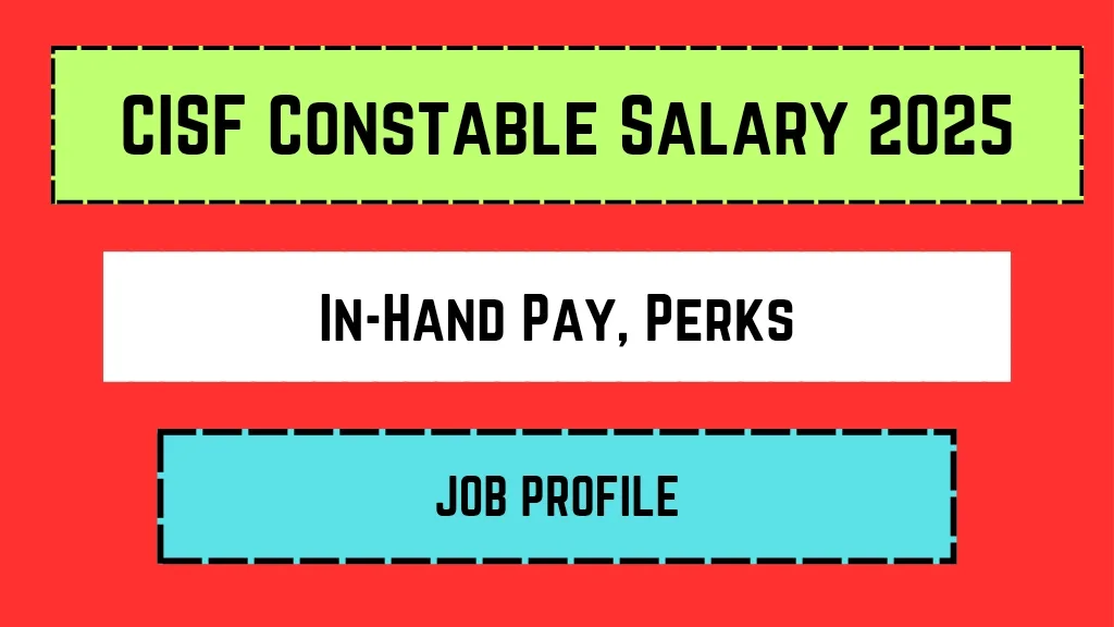 CISF Constable Salary 2025