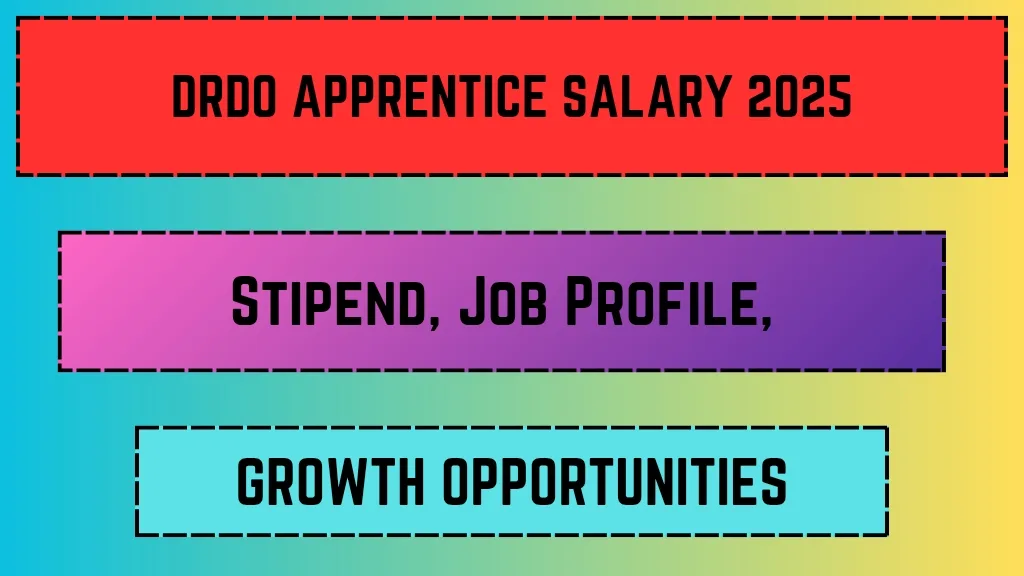 DRDO Apprentice Salary 2025
