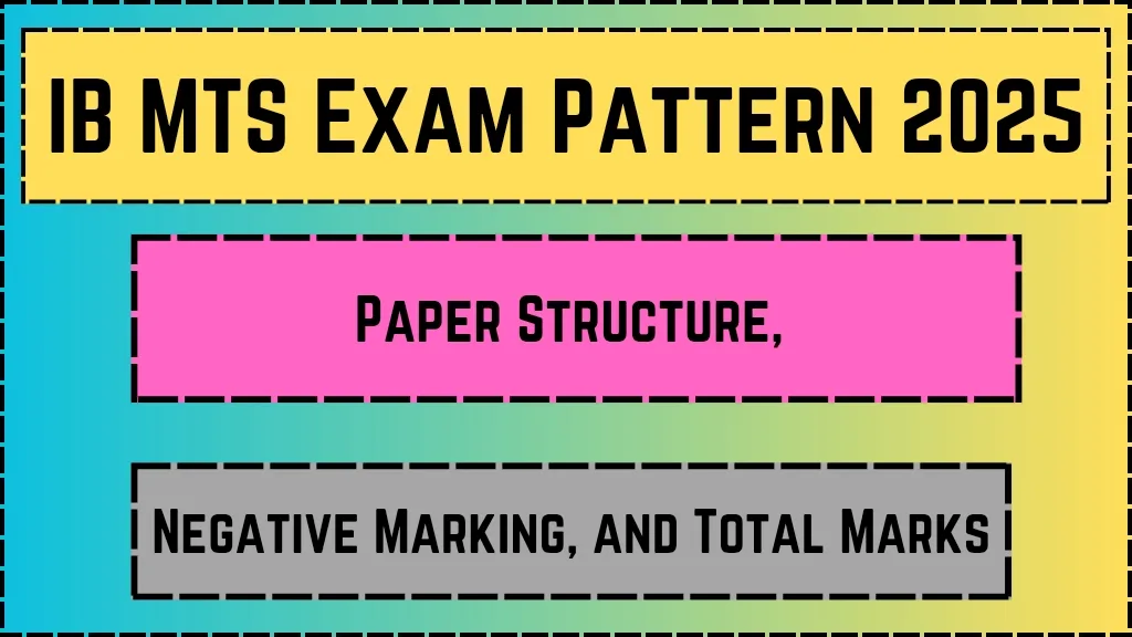 IB MTS Exam Pattern 2025