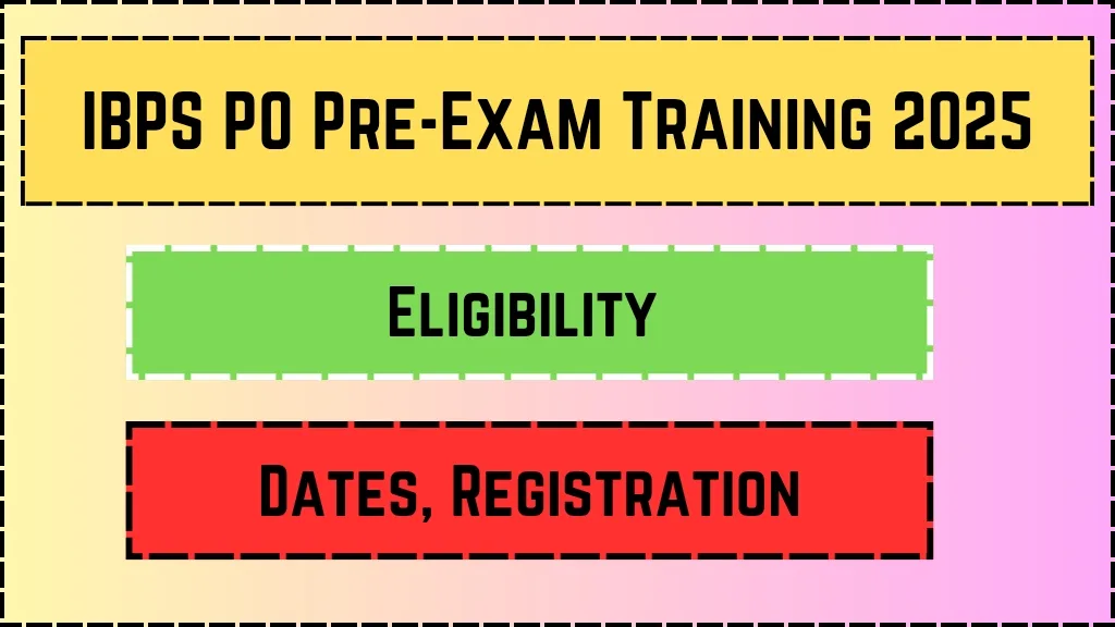 IBPS PO Pre-Exam Training 2025