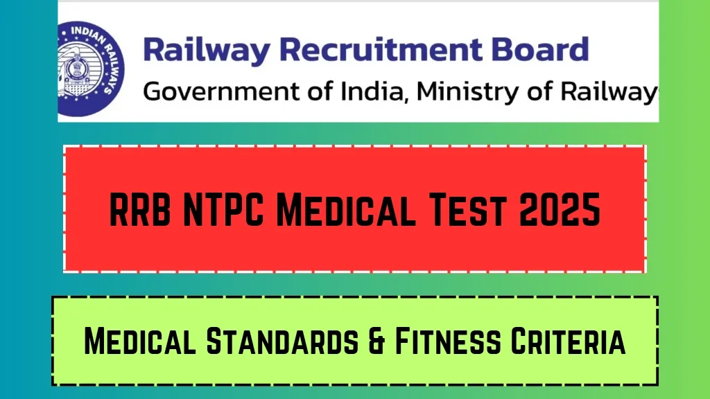 RRB NTPC Medical Test 2025